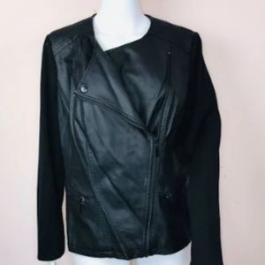 NWT ALFANI WOMAN LEATHER LOOK JACKET